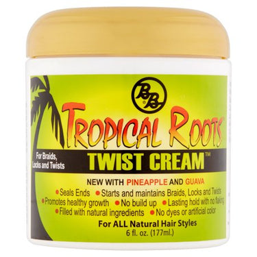 Tropical Roots Twist Cream with Pineapple and Guava 6 Oz - ANNS BEAUTY SUPPLY